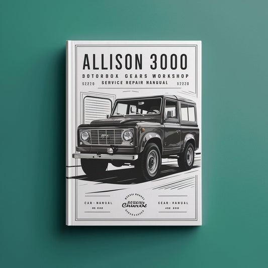 ALLISON 3000 4000 Gearbox Workshop Service Manual