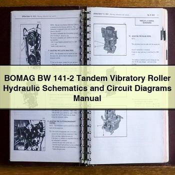 Bomag BW 141-2 Tandem Vibratory Roller Hydraulic Service Repair Workshop Manual PDF