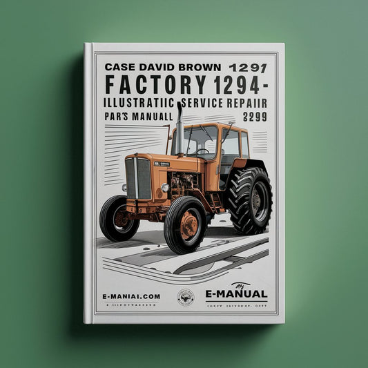 Collection of 2 files: Case David Brown 1294 Tractor Factory Service Manual & Illustrated Parts Manual - Improved