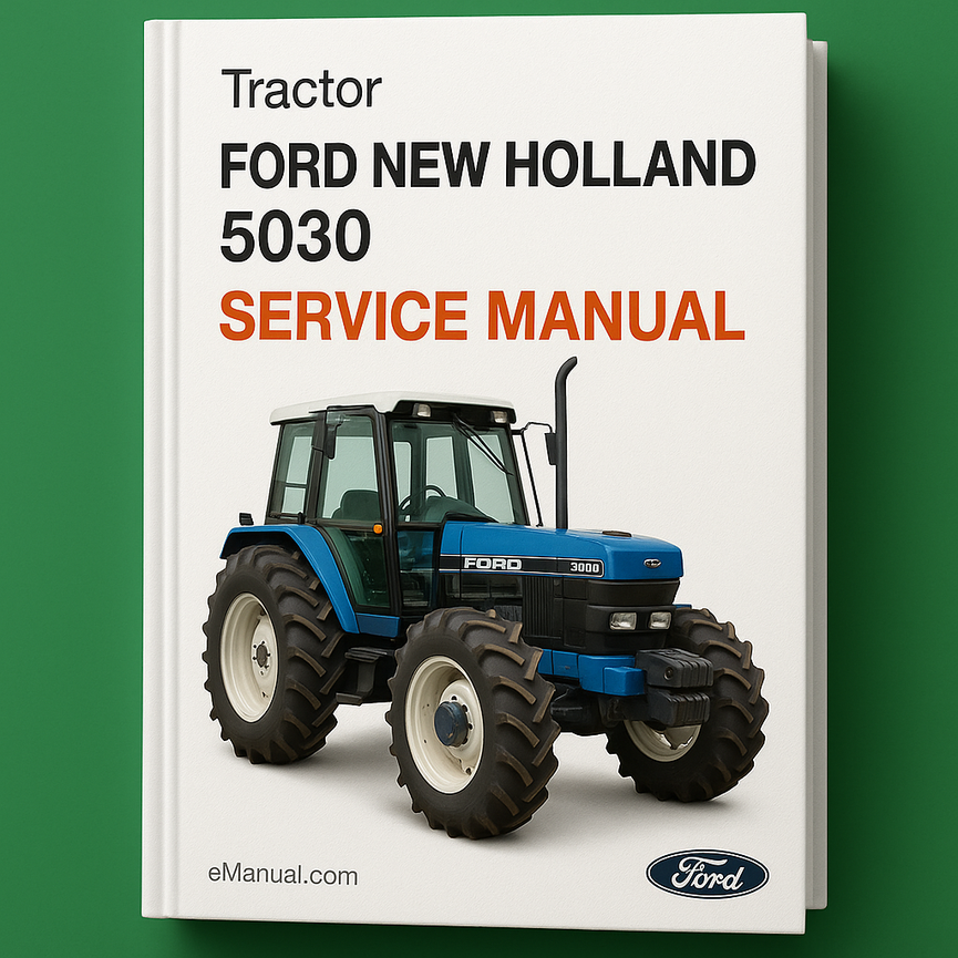 Ford New Holland 5030 Tractor -6- Volumes Service Repair & Workshop Manual - Improved - Download PDF