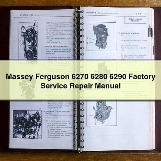 Massey Ferguson 6270 6280 6290 Factory Service Repair Manual