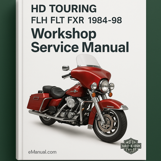 HD TOURING FLH FLT FXR BIKE 1984-98 Workshop Service Manual