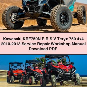 Kawasaki KRF750N P R S V Teryx 750 4x4 2010-2013 Service Repair Workshop Manual