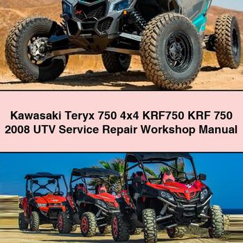Kawasaki Teryx 750 4x4 KRF750 KRF 750 2008 UTV Service Repair Workshop Manual