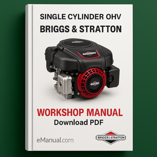 Briggs Stratton 276781 Single Cylinder OHV Service Repair Workshop Manual