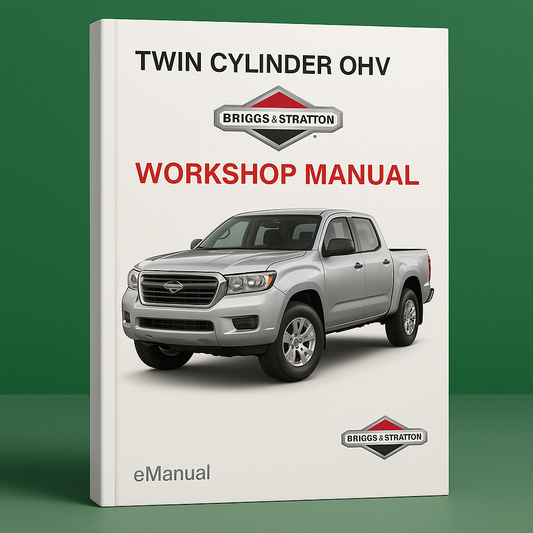 Briggs Stratton 273521 Twin Cylinder OHV Service Repair Workshop Manual