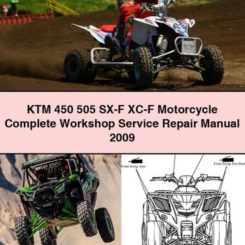 KTM 450 505 SX-F XC-F Motorcycle Complete Workshop Service Repair Manual 2009