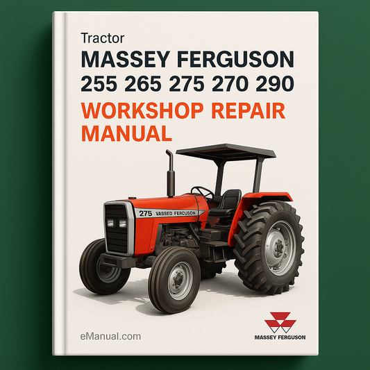 Massey Ferguson 255 265 275 270 290 Workshop Repair Manual