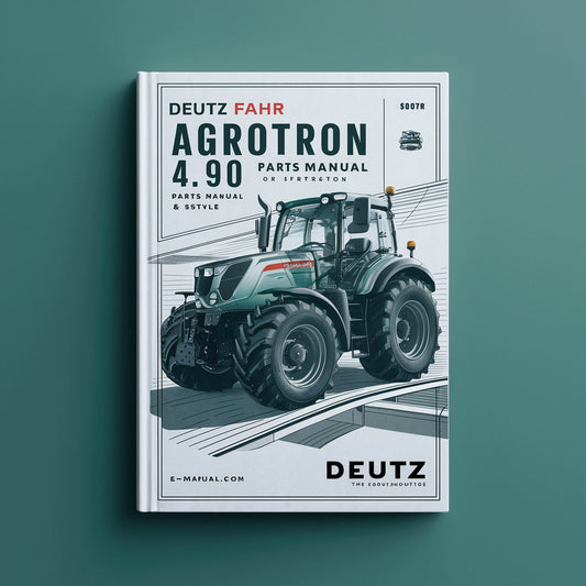 Deutz Fahr Agrotron 4.90 Parts Manual and Service Tractor