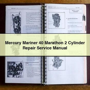 Mercury Mariner 40 Marathon 2 Cylinder Repair Service Manual