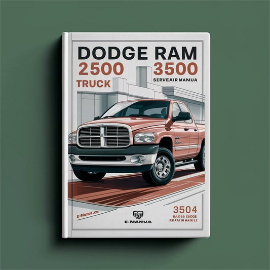 2004 Dodge D Series RAM 1500 2500 3500 Truck Service Repair Workshop Manual