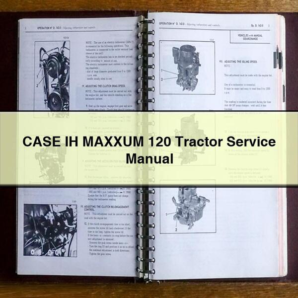 CASE IH MAXXUM 120 Tractor Service Manual