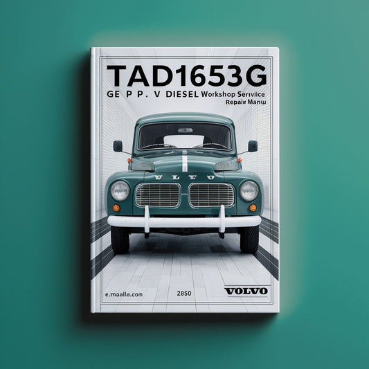 Volvo Tad1630g Ge P V Diesel Engine Workshop Service Manual