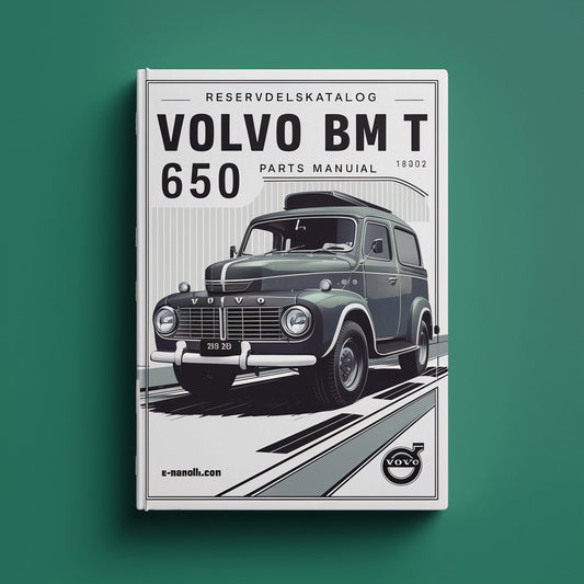 Reservdelskatalog Volvo Bm T 650 Parts Manual in german