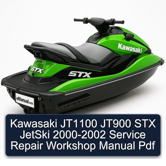 2000-2002 Kawasaki JT1100 JT900 STX Jetski Service Repair Workshop Manual