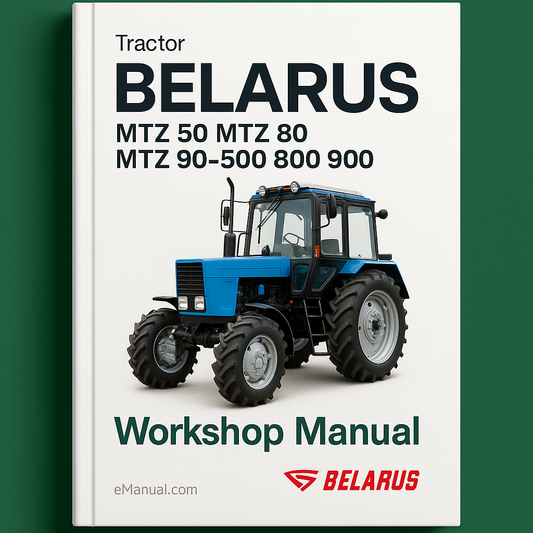 BELARUS Tractor MTZ 50 MTZ 80 MTZ 90-500 800 900 Workshop Manual