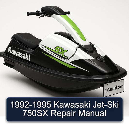 1992-1995 Kawasaki JET-SKI 750SX Service Repair Workshop Manual