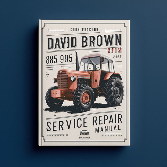 Case David Brown 885 995 1210 1212 1410 1412 Tractor Service Repair Workshop Manual