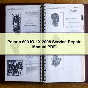 Polaris 600 IQ LX 2008 Service Repair Manual