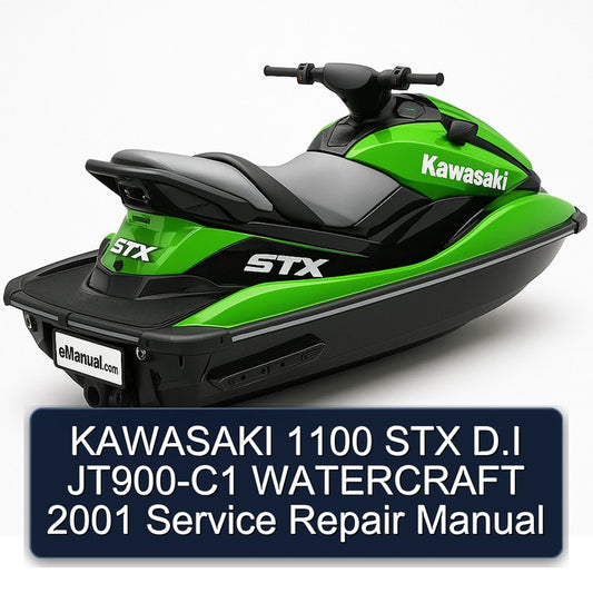 2001 Kawasaki 1100 STX D.i JT900-C1 Watercraft Service Repair Workshop Manual