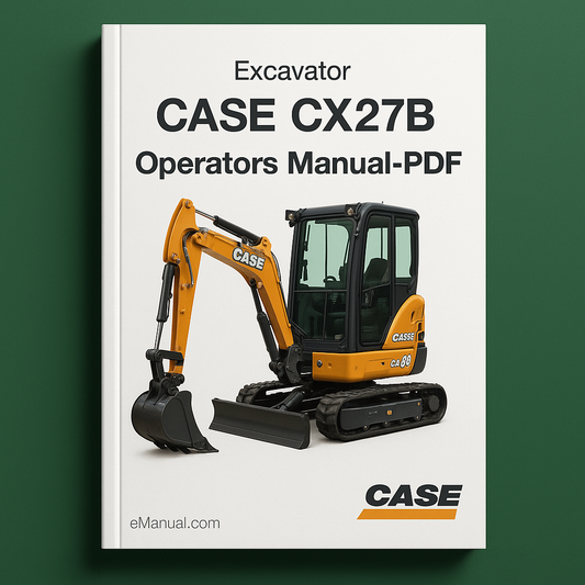 Best Case CX27B Excavator Operators Manual- # SELLING