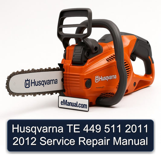 Husqvarna TE 449 511 2011 2012 Service Repair Manual