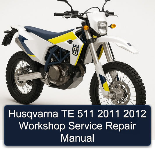 Husqvarna TE 511 2011 2012 Workshop Service Repair Manual