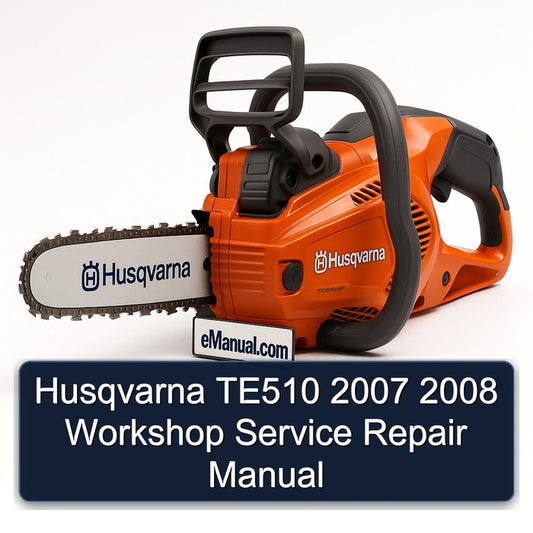 Husqvarna TE510 2007 2008 Workshop Service Repair Manual