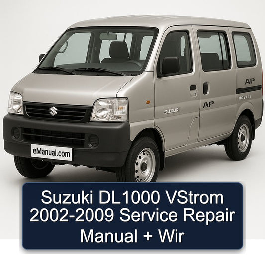 2002-2009 Suzuki AP Models DL1000 Vstrom - Wir Service Repair Workshop Manual