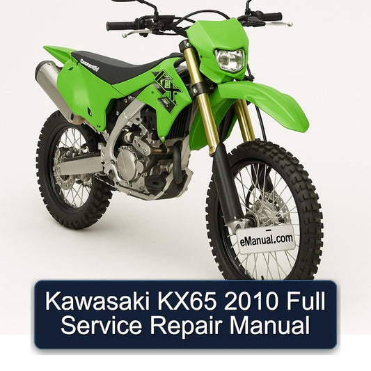 2010 Kawasaki KX Series KX65 Service Repair Workshop Manual