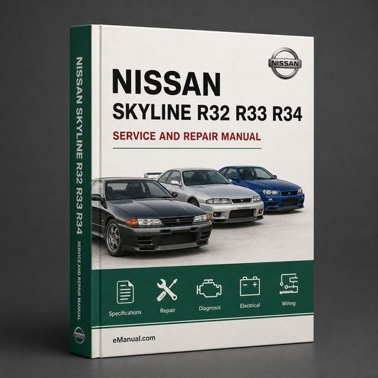 Nissan Skyline R32 R33 R34 Service Repair Manual