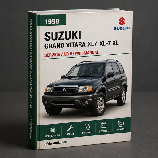 1998-2006 Suzuki Grand Vitara XL7 XL-7 XL 7-Original Factory Service Manual ( 98 1999 2000 2001 2002 2003 2004 2005 06 )/Repair/Shop Manual -(750+ MB)
