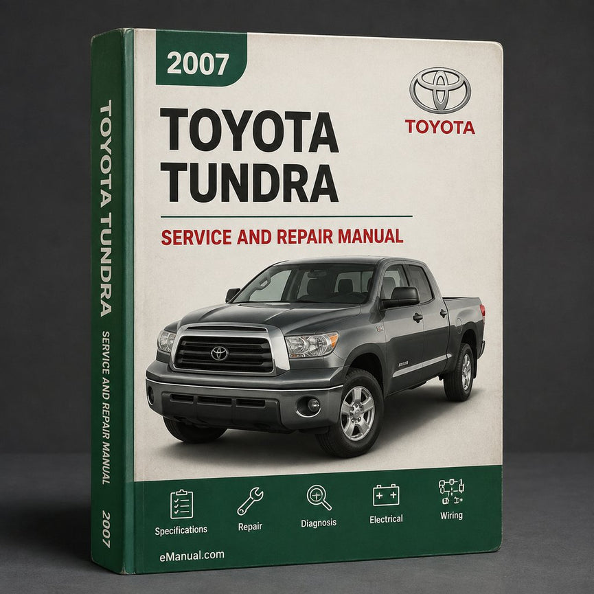 Toyota Tundra Service Repair Manual 2007-2010