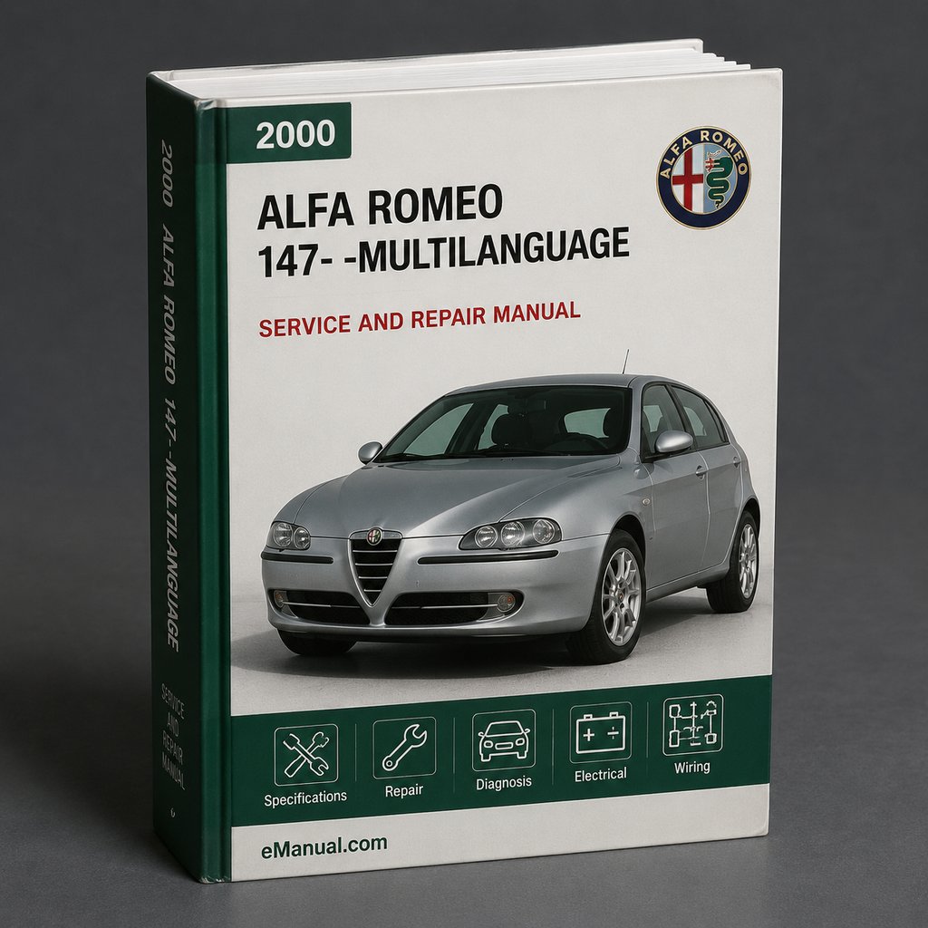 Alfa Romeo 147-2000-2010-Workshop Service Repair Manual-MultiLanguage