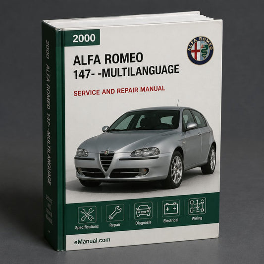 Alfa Romeo 147-2000-2010-Workshop Service Repair Manual-MultiLanguage