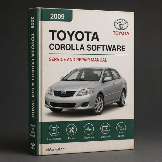 2009 Toyota Corolla Service & Repair Manual Software
