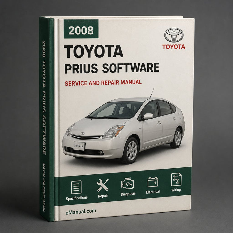 2008 Toyota Prius Service & Repair Manual Software