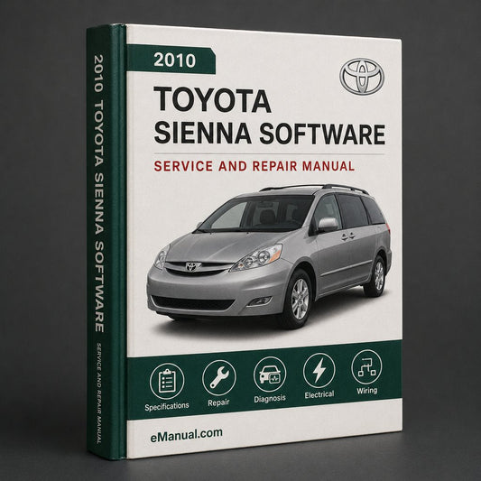 2010 Toyota Sienna Service & Repair Manual Software