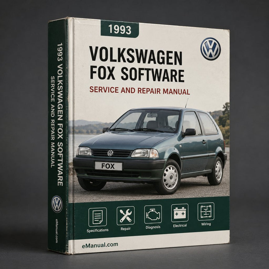 1993 Volkswagen FOX Service & Repair Manual Software