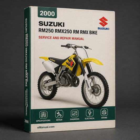 Suzuki RM250 RMX250 RM & RMX BIKE Workshop Service Repair Manual