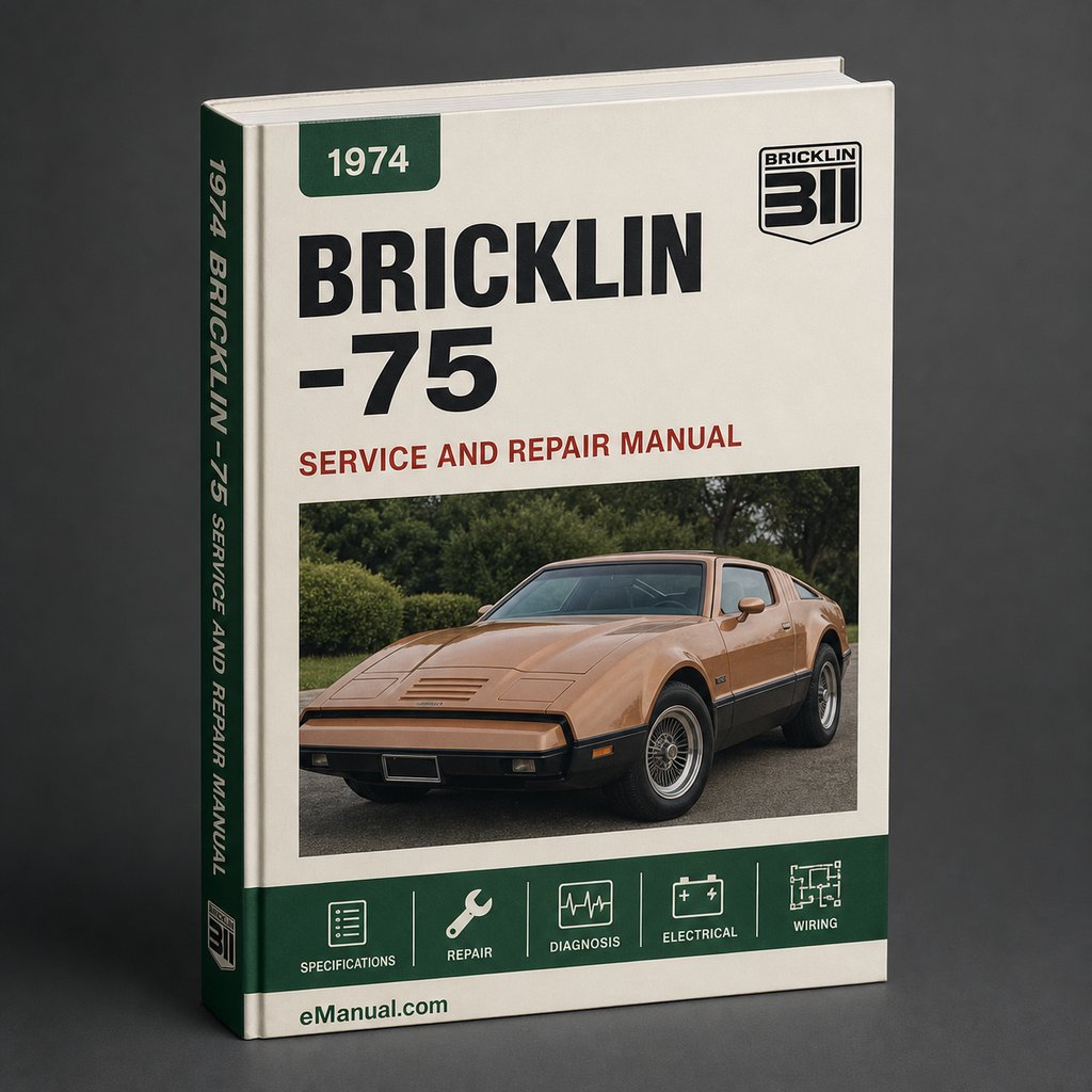 BRICKLIN 1974-75 Workshop Manual