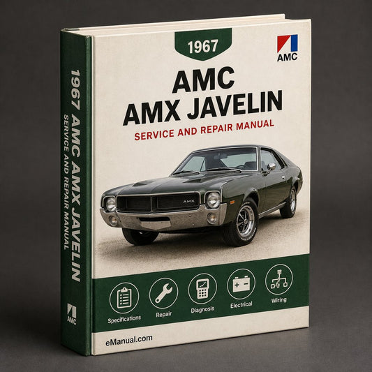 Amc Amx Javelin 1967-1973 Service Repair Manual