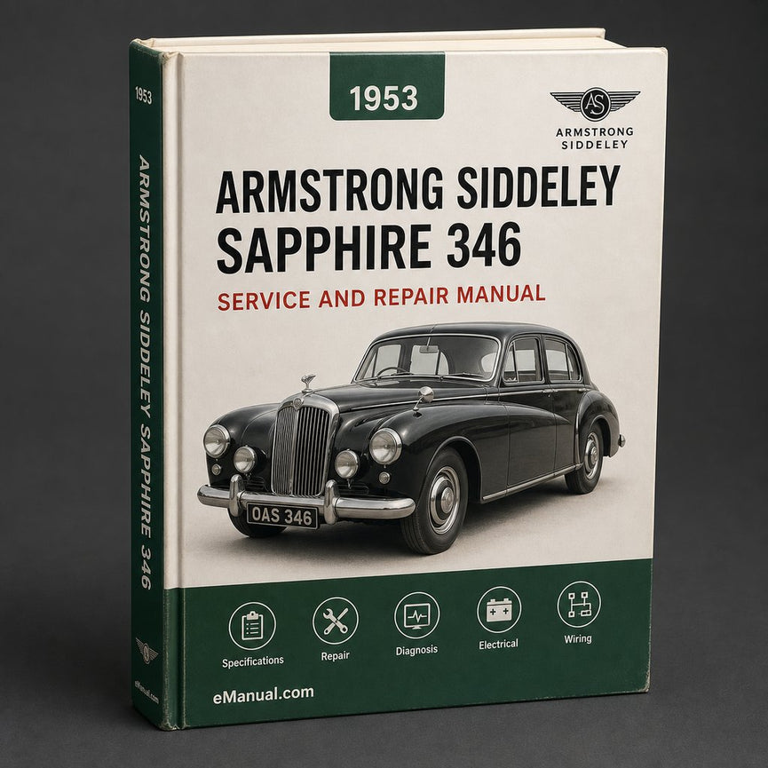 Armstrong SIDDELEY Sapphire 346 1953-1958 Workshop Manual