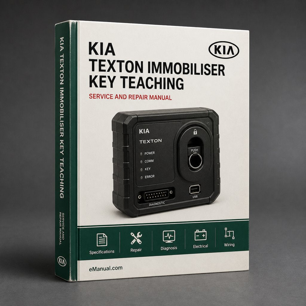 KIA Texton Immobiliser Key Teaching Guide Manual