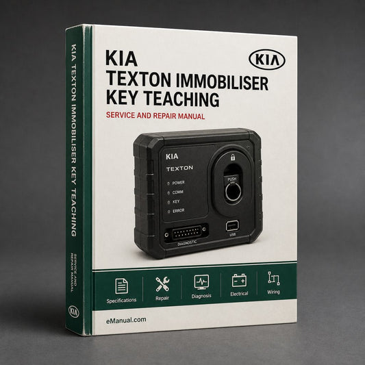 KIA Texton Immobiliser Key Teaching Guide Manual
