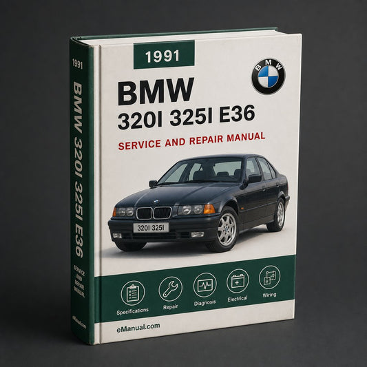 BMW 320I 325I E36 1991-2000 Repair Service Manual