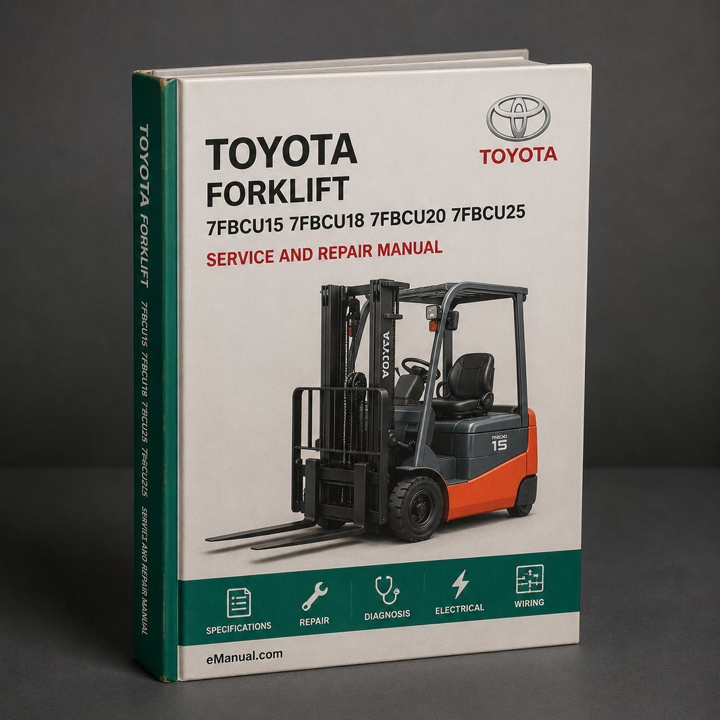 Toyota Forklift 7FBCU15 7FBCU18 7FBCU20 7FBCU25 7FBCU30 7FBCU32 7FBCU35 7FBCU45 7FBCU55 7FBCHU25 Service Manual