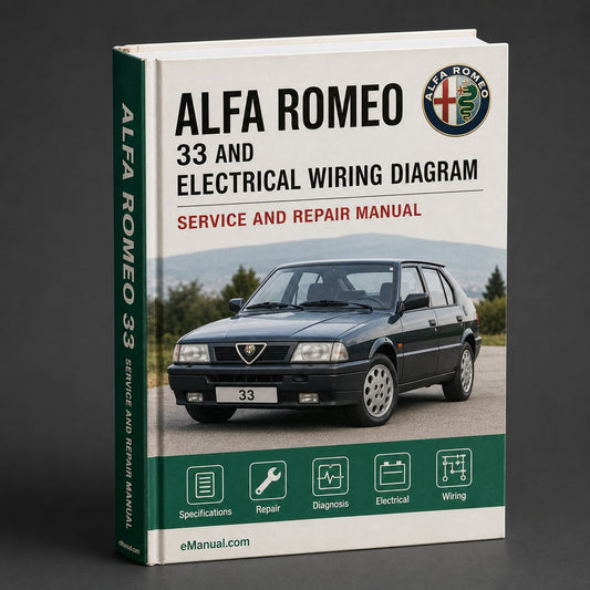 Alfa Romeo 33 and electrical wiring diagram Workshop Service Repair Manual