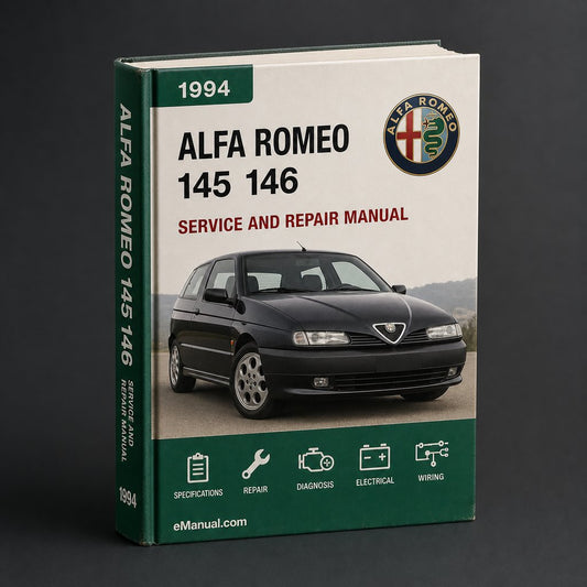 Alfa Romeo 145 146 1994-2001 Workshop Service Repair Manual
