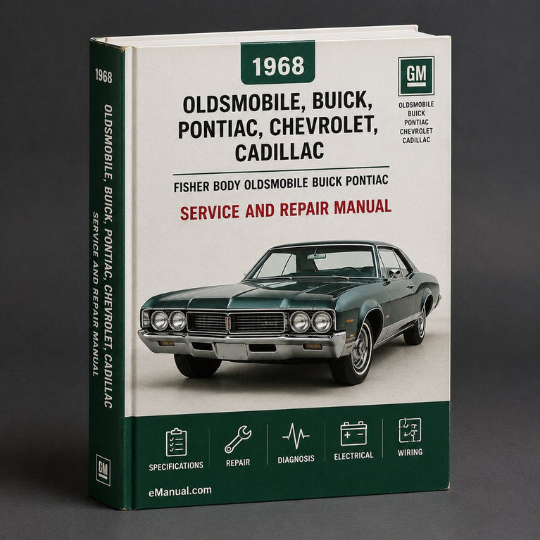 1968 Fisher Body Service Manual Oldsmobile Buick Pontiac Chevrolet Cadillac